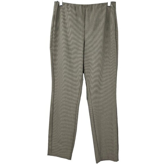 Rag & Bone Simone Houndstooth Plaid Pant Black/Beige Women’s 10 Preppy Academia - Picture 1 of 11